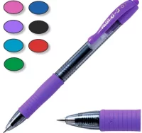 Pilot g2 colores, bolígrafo tinta gel violeta nuev