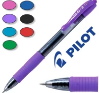 Pilot g2 colores, bolígrafo tinta gel violeta nuev