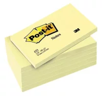 Notas adhesivas post-it 655 - 76x127 amarillo 100 