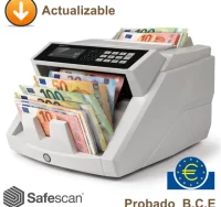 Contadora billetes distintos mezclados safescan 24