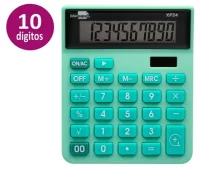 Calculadora de oficina sobremesa 10 díigitos color