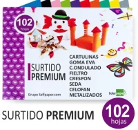 Block manualidades multiples premium con goma eva,