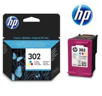 Cartucho hp 302 tricolor, original,  officejet 383