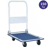 Carro plataforma, almacén, hasta 150 kg, plegable