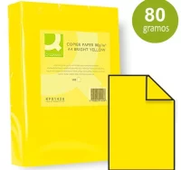 Papel color amarillo vivo intenso din a4 500 hojas