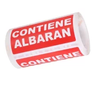 Etiquetas contiene albaran apli rojo y blanco 200 