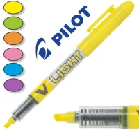 Rotulador fluorescente pilot v-light tinta liquida