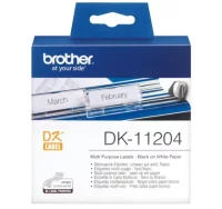 Etiquetas brother dk-11204 rollo 17x54 400 pegatin