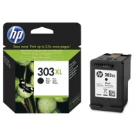 Cartucho de tinta original hp 303xl, negro, alta c