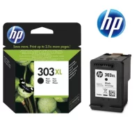 Cartucho de tinta original hp 303xl, negro, alta c