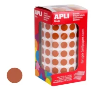 Gomets apli 11481, rollo circulos 10.5 mm color ma