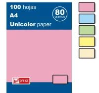 Papel color azul clarito pastel a4 100 hojas