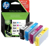 Hp 364 - pack de 4 colores - ahorro - 4 cartuchos