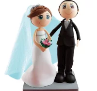 Kit fofuchas pareja de novios, goma eva