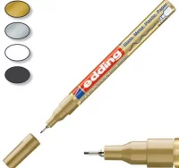 Rotulador permanente edding 780 metal oro plata bl