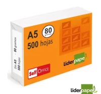 Papel din a5, cuartillas, 80 gramos, 500 hojas pre