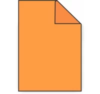 Papel color naranja fluorescente neón, din a4, 500