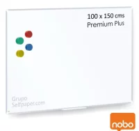 Pizarra blanca magnetica nobo premium plus 100x150