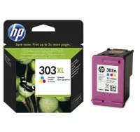 Hp 303xl color, cartucho de tinta tricolor alta ca