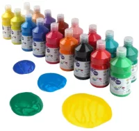 Témpera escolar líquida liderpapel tp18 500ml marr