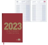 Dietario 2023 cuartilla - dia pagina - medio folio