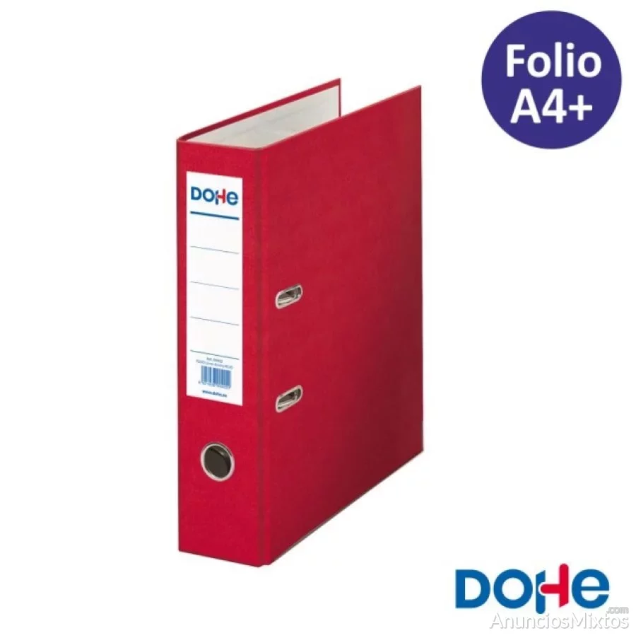 Archivador palanca dohe 09402, folio ancho rojo