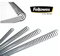Espiral metalico 26 mm - hasta 220 hojas - paso 64