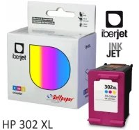 Hp 302xl tri-color compatible, cartucho de tinta f