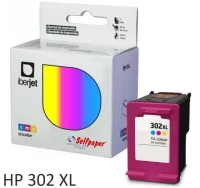 Hp 302xl tri-color compatible, cartucho de tinta f