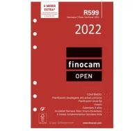 Recambio agenda finocam 599, semana vista, 6 talad