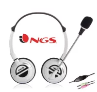 Auriculares ngs msx6 pro white con micrófono