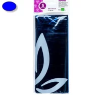 Papel celofán azul, liderpapel cl18, pack 5 hojas