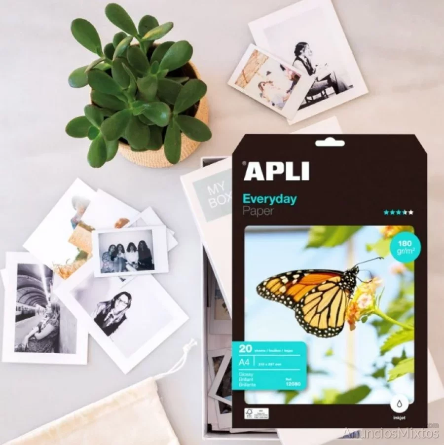 Papel fotografico 180 gramos din a4 brillo glossy
