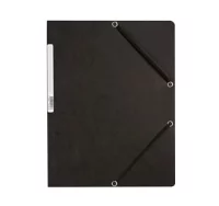 Carpeta gomas carton q-connect 31627 - negro