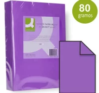 Papel din a4 color morado violeta, lila intenso, 5