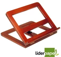 Atril sujetalibros de madera, plegable, 4 posicion