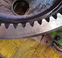 Piñon corona tra terex 3307