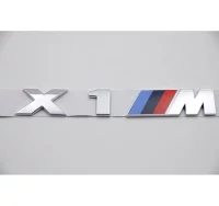 Emblema BMW paquete X1 M plata Ref: 1380.1