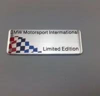 Emblema Placa BMW MOTORSPORT LIM EDIT Ref: 1944