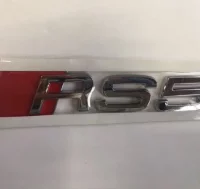 EMBLEMA LETRAS AUDI PLATEADAS RS5