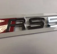 EMBLEMA LETRAS AUDI PLATEADAS RS5