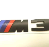 Emblema trasero BMW M3 12cm negro Ref: 1455.2