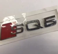 EMBLEMA LETRAS AUDI PLATEADAS SQ5