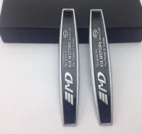 2 X EMBLEMAS KATERALES LOGO MD KIA MOTORS