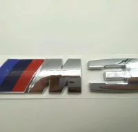 Emblema trasero BMW M3 12cm plata Ref: 1455.1