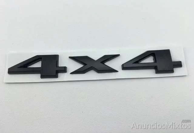 EMBLEMA 4X4 TODO TERRENO NEGRO