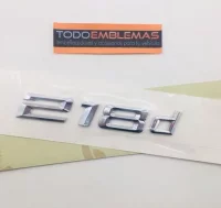 LETRAS TRASERAS BMW 218D