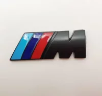 EMBLEMA LATERAL BMW M NEGRO M3 M5 M6 M7