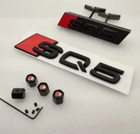 SET EMBLEMAS AUDI SQ5 NEGRO