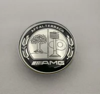 Emblema capot MERCEDES AMG GRIS 56mm ref 1094